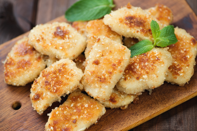 Nuggets Vegano de Lentilha